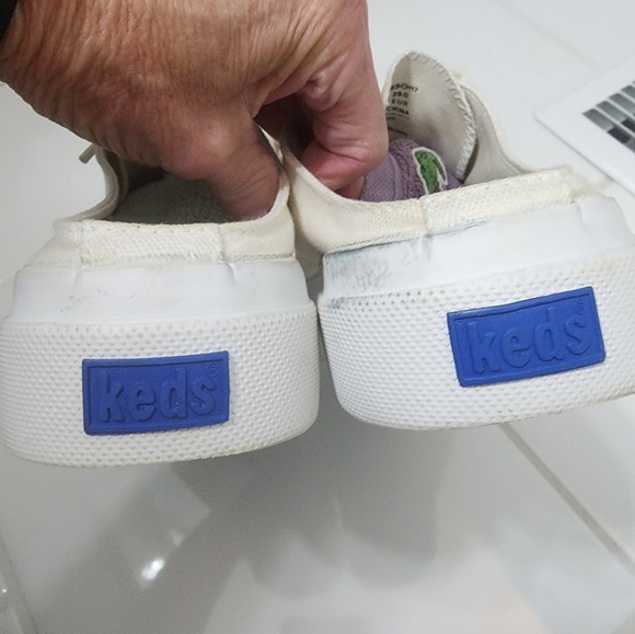 Keds White Canvas Slip-ons size 8.5 - Picture 2 of 12